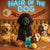 Hair of the Dog Portuguese Water Dog 014 Ruff & Ready Funny Canine Art neon lights, bacon-woven flair, and egg murals