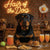 Hair of the Dog Rottweiler 011 Ruff & Ready Funny Canine Art neon lights, bacon-woven flair, and egg murals