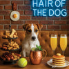 Hair of the Dog Russell Terrier 002 Ruff & Ready Funny Canine Art neon lights, bacon-woven flair, and egg murals