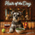 Hair of the Dog Schnauzer 005 Ruff & Ready Funny Canine Art neon lights, bacon-woven flair, and egg murals