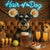 Hair of the Dog Schnauzer 008 Ruff & Ready Funny Canine Art neon lights, bacon-woven flair, and egg murals