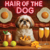 Hair of the Dog Shih Tzu 005 Ruff & Ready Funny Canine Art neon lights, bacon-woven flair, and egg murals