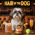 Hair of the Dog Shih Tzu 015 Ruff & Ready Funny Canine Art neon lights, bacon-woven flair, and egg murals