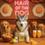 Hair of the Dog Siberian Husky 011 Ruff & Ready Funny Canine Art neon lights, bacon-woven flair, and egg murals