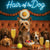 Hair of the Dog Silky Terrier 006 Ruff & Ready Funny Canine Art neon lights, bacon-woven flair, and egg murals