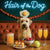 Hair of the Dog Soft Coated Wheaten Terrier 004 Ruff & Ready Funny Canine Art neon lights, bacon-woven flair, and egg murals