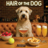 Hair of the Dog Soft Coated Wheaten Terrier 013 Ruff & Ready Funny Canine Art neon lights, bacon-woven flair, and egg murals