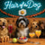 Hair of the Dog Tibetan Terrier 002 Ruff & Ready Funny Canine Art neon lights, bacon-woven flair, and egg murals