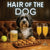 Hair of the Dog Tibetan Terrier 003 Ruff & Ready Funny Canine Art neon lights, bacon-woven flair, and egg murals