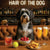 Hair of the Dog Tibetan Terrier 015 Ruff & Ready Funny Canine Art neon lights, bacon-woven flair, and egg murals