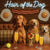 Hair of the Dog Vizsla 010 Ruff & Ready Funny Canine Art neon lights, bacon-woven flair, and egg murals