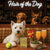 Hair of the Dog West Highland Terrier 004 Ruff & Ready Funny Canine Art neon lights, bacon-woven flair, and egg murals