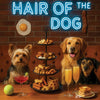 Hair of the Dog Yorkshire Terrier 006 Ruff & Ready Funny Canine Art neon lights, bacon-woven flair, and egg murals
