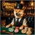 shiba inu in top hat and vest at poker table with stacks of Pupper Pay Royal Toil Chips and Shiba Golds and Sove Appetit cocktail under neon Shiba-lette Royale sign