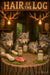 Four wolves sitting around a log table drinking “Fobest Hangover Cure” in a rustic woodland bar setting – funny hangover-themed metal print