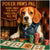 Poker Paws Pal Beagle Dog in Leather Vest Playing Poker at Bar