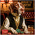 Elegant Brittany dog at roulette table with chips and canine-themed drink
