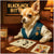 Blackjack Bitty Chihuahua at casino blackjack table with bourbon glass