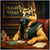 German Shepherd in casino attire at poker table, Vigilant Vegas metal artwork