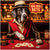 Great Dane wearing a gambler's hat and red vest, seated at a poker table with custom cards, casino chips, and a glass labeled "Pup Tonic" under warm bar lighting.