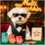 Maltese in bowtie and sunglasses sitting at a poker table with colorful casino chips labeled Treat Tokens, Mutt Mints, and Snack Stacks beneath a glowing sign that reads Malti Munchkin.