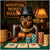 Miniature Pinscher wearing a fedora at a poker table surrounded by themed chips, dog cards, and a mug labeled “Mini Brew.”
