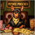 Miniature Pinscher in a black suit and gold tie at a poker table with custom chips and playful treat-themed bonds.