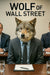 Wolf Of Wall Street humorous corporate wolf metal print