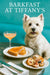 White West Highland Terrier seated on a jade-green banquette under a softly glowing script sign