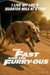 Intense racing greyhound sprinting titled The Fast and the Furry-ous I live my life a quarter mile at a time