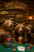 Playful bears at a poker table sipping drinks and causing trouble, featured in Gone Fishin'... For Trouble artwork