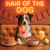 Hair of the Dog Australian Shepherd 009 Ruff & Ready Funny Canine Art neon lights, bacon-woven flair, and egg murals