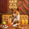 Hair of the Dog Basenji 002 Ruff & Ready Funny Canine Art neon lights, bacon-woven flair, and egg murals