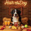 Hair of the Dog Bernese Mountain Dog 009 Ruff & Ready Funny Canine Art neon lights, bacon-woven flair, and egg murals
