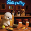 Hair of the Dog Bichon Frise 014 Ruff & Ready Funny Canine Art neon lights, bacon-woven flair, and egg murals
