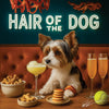 Hair of the Dog Biewer Terrier 006 Ruff & Ready Funny Canine Art neon lights, bacon-woven flair, and egg murals
