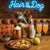Hair of the Dog Biewer Terrier 012 Ruff & Ready Funny Canine Art neon lights, bacon-woven flair, and egg murals