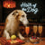 Hair of the Dog Borzoi 006 Ruff & Ready Funny Canine Art neon lights, bacon-woven flair, and egg murals