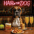 Hair of the Dog Boxer 011 Ruff & Ready Funny Canine Art neon lights, bacon-woven flair, and egg murals