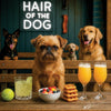 Hair of the Dog Brussels Griffon 002 Ruff & Ready Funny Canine Art neon lights, bacon-woven flair, and egg murals