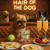 Hair of the Dog Brussels Griffon 011 Ruff & Ready Funny Canine Art neon lights, bacon-woven flair, and egg murals