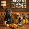 Hair of the Dog Cane Corso 007 Ruff & Ready Funny Canine Art neon lights, bacon-woven flair, and egg murals