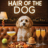 Hair of the Dog Cavachon 004 Ruff & Ready Funny Canine Art neon lights, bacon-woven flair, and egg murals