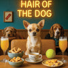 Hair of the Dog Chihuahua 012 Ruff & Ready Funny Canine Art neon lights, bacon-woven flair, and egg murals