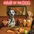 Hair of the Dog Dalmatian 005 Ruff & Ready Funny Canine Art neon lights, bacon-woven flair, and egg murals