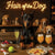 Hair of the Dog Doberman Pinscher 001 Ruff & Ready Funny Canine Art neon lights, bacon-woven flair, and egg murals