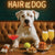 Hair of the Dog Dogo Argentino 002 Ruff & Ready Funny Canine Art neon lights, bacon-woven flair, and egg murals