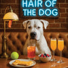 Hair of the Dog Dogo Argentino 003 Ruff & Ready Funny Canine Art neon lights, bacon-woven flair, and egg murals