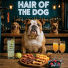 Hair of the Dog English Bulldog 012 Ruff & Ready Funny Canine Art neon lights, bacon-woven flair, and egg murals