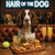 Hair of the Dog English Springer Spaniel 005 Ruff & Ready Funny Canine Art neon lights, bacon-woven flair, and egg murals